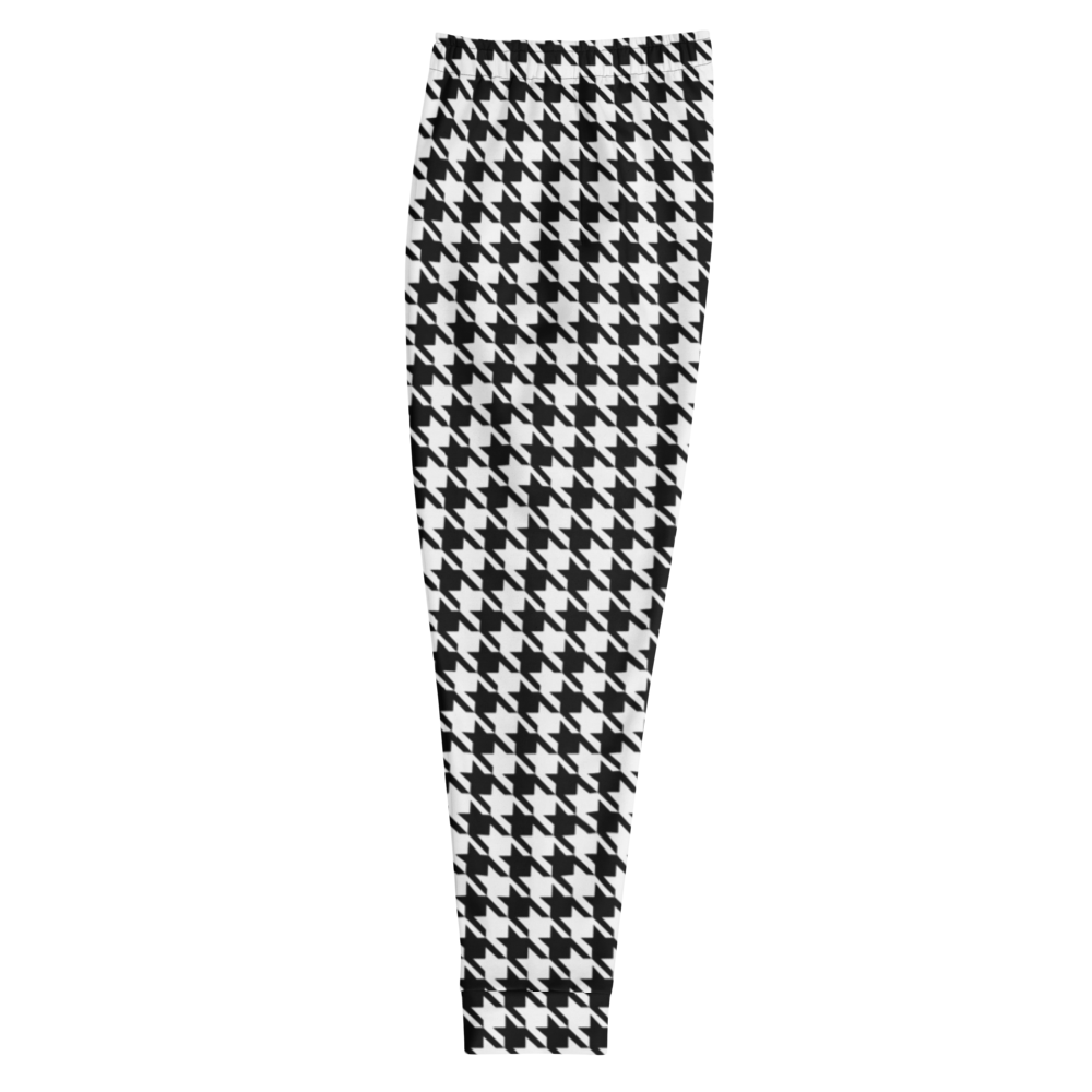Houndstooth Print Men's Joggers