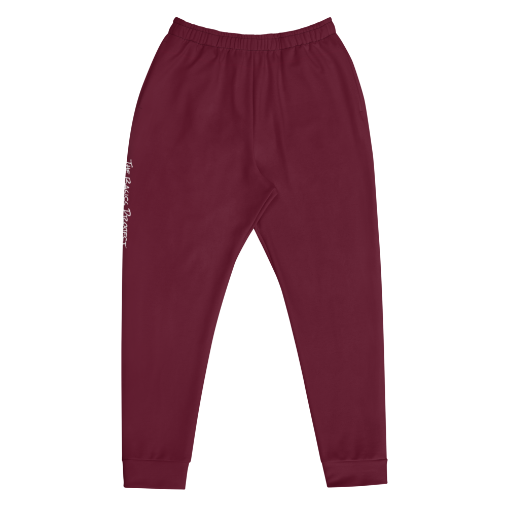 The Basics Project Men's Joggers (Burgundy)