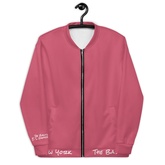The Basics Project Unisex Bomber Jacket (Cabaret)