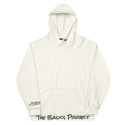 The Basics Project Unisex Hoodie (Ivory)