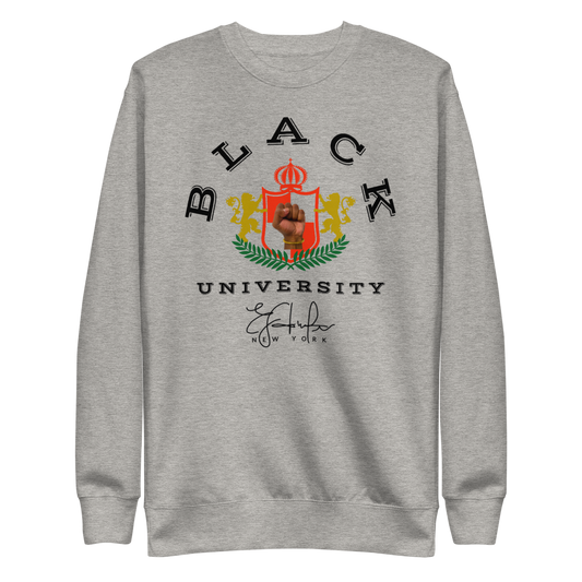 Black University Unisex Fleece Pullover