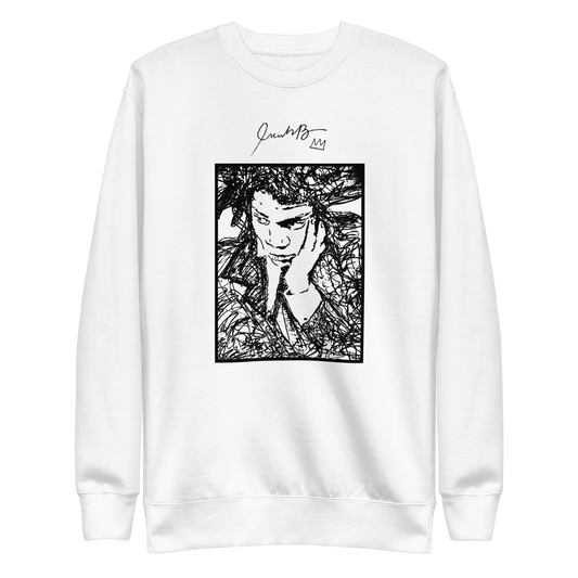 Jean Michel Basquiat Sketch Unisex Premium Sweatshirt